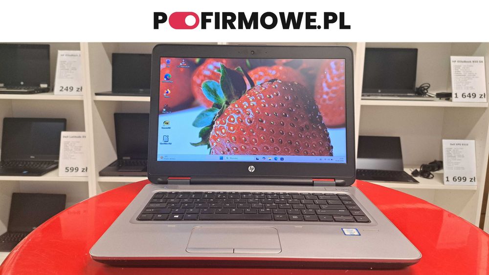 Tani Laptop HP Probok 640 G2 14" i5-6300u 8GB/256SSD Win11 FV23 GW12