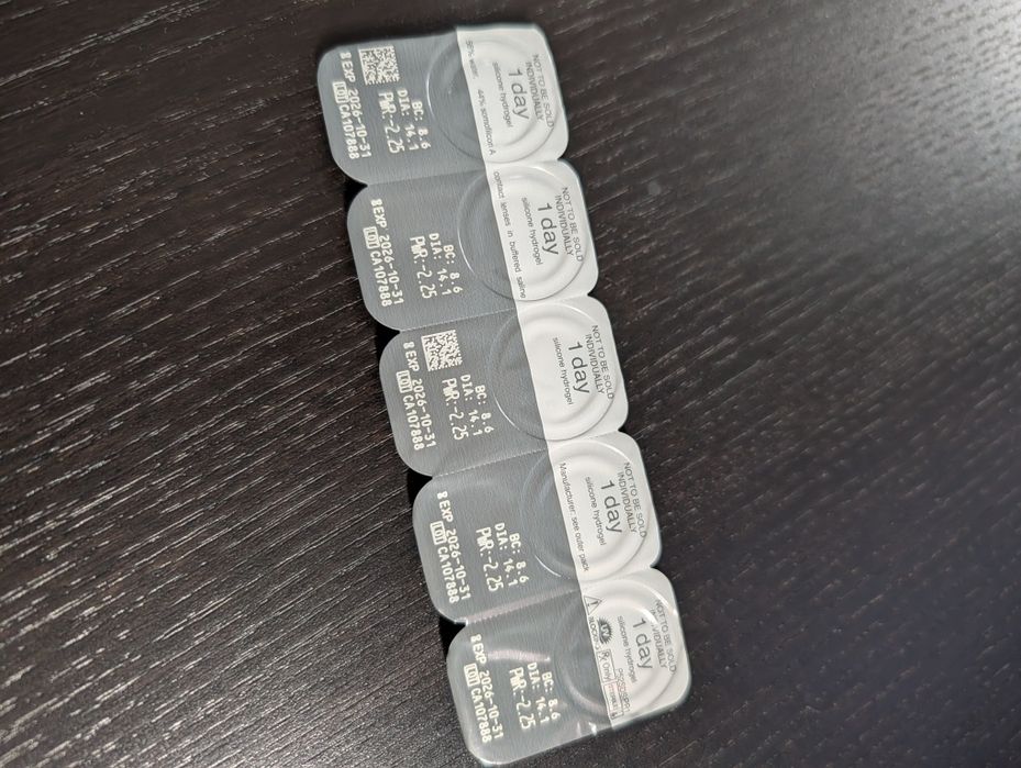 Lentes de Contacto CooperVision Clariti 1 day (-2.25) – 23 uni.