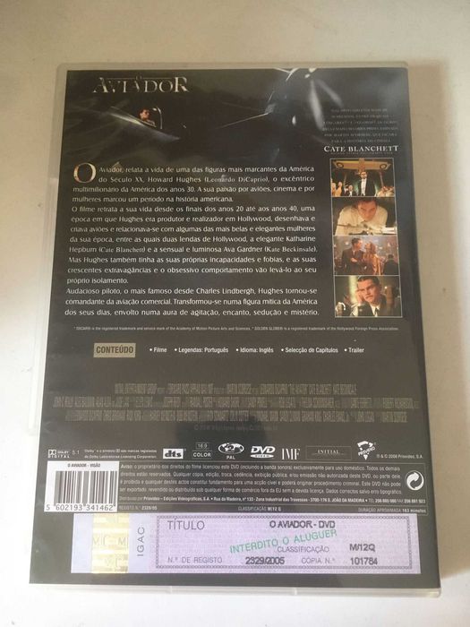 DVD - The Aviator (Like New)64730295491587122