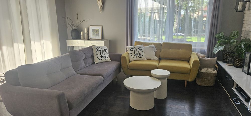 Sofa trzy osobowa  z funkcją spania  + dwuosobowa