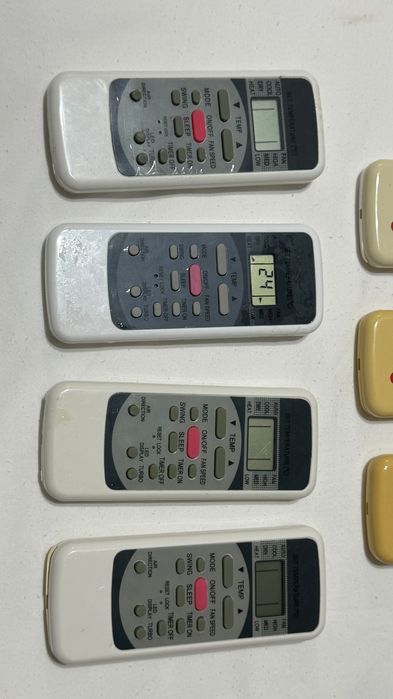 Lote comandos universais ar condicionado (vários)