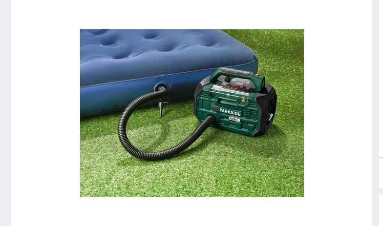 Kompresor elektryczny akumulatorowy pompka PARKSIDE