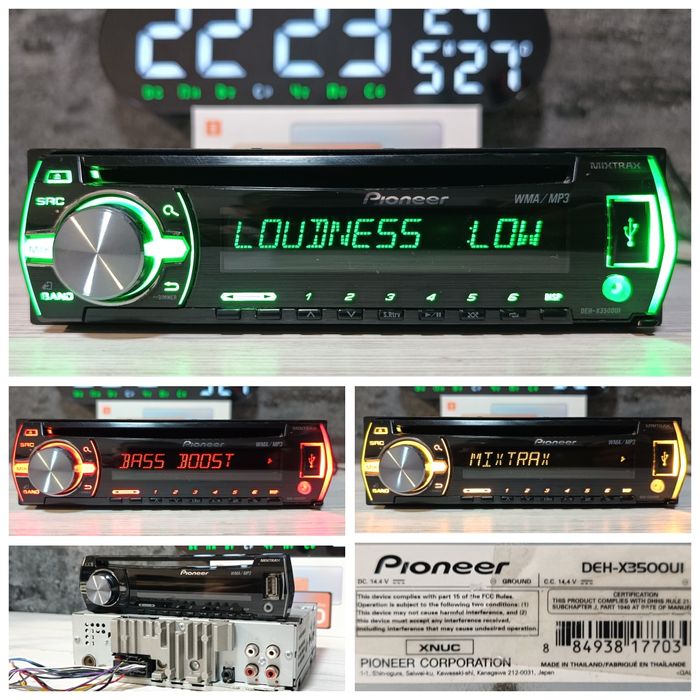 Pioneer Deh-x/Bluetooth audio system