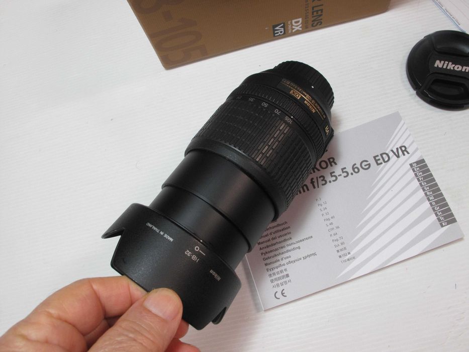 Nikon 18-105 VR Smi-Nova com caixa - Ver descrição