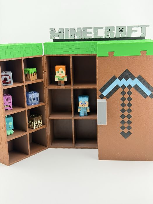 Expositor Minecraft para Kinder Joy - Minecraft Kinder Joy Display Case