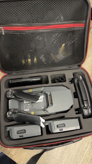 Dji mavic pro 2 baterias, mala de transporte e extras