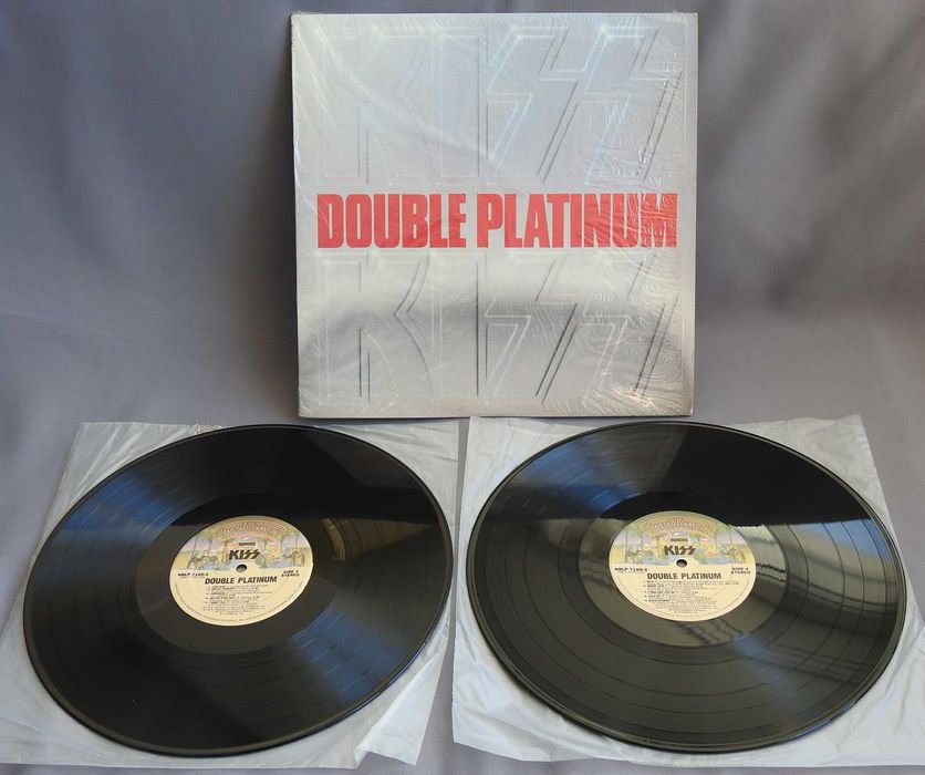 Kiss Double Platinum LP USA 1978 2 пластинки NM/EX re 1985 in shrink