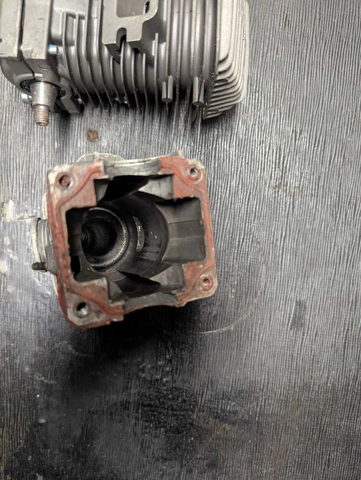 Motor parcial Stihl 025 – bloco usado + bloco/biela/pistão/carter novo