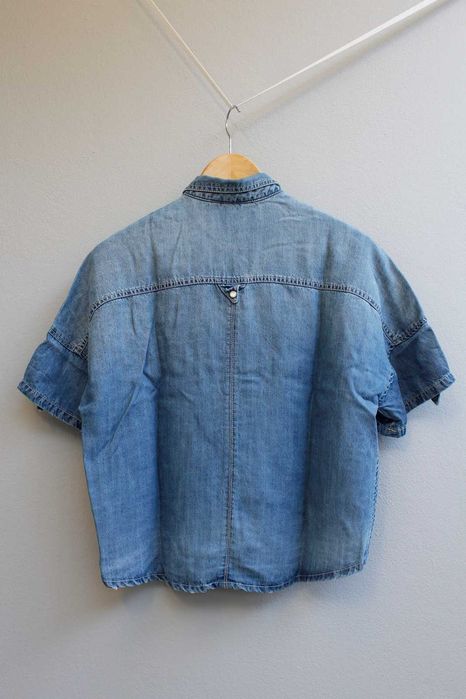 Camisa ganga cropped Bershka