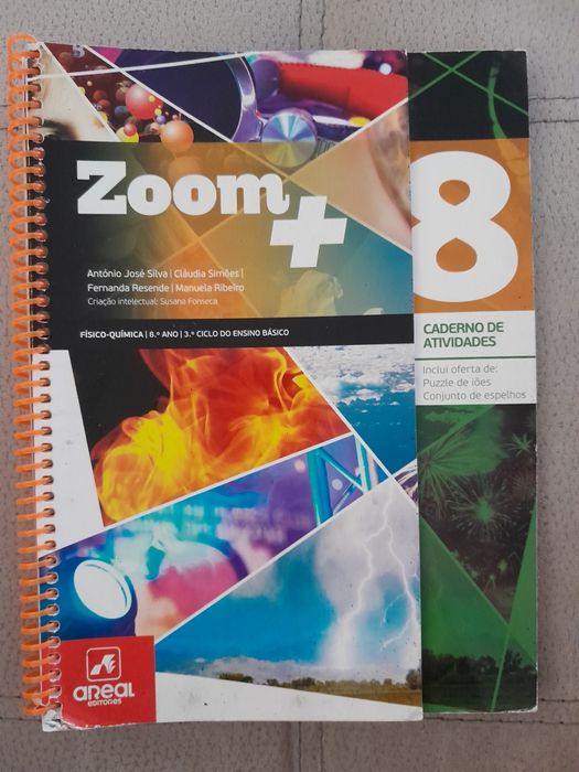 Manuais e cadernos de atividades de físico-química 8⁰ano