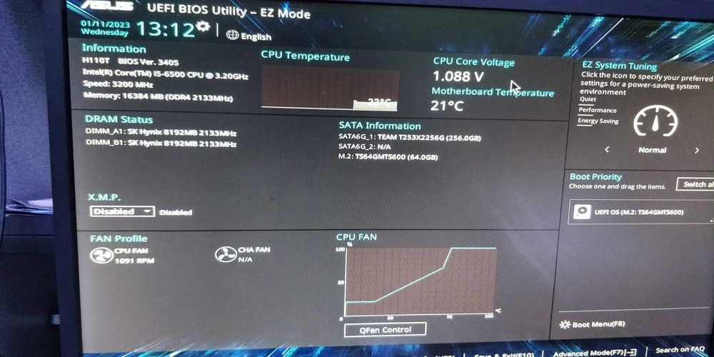 DNK-H MINI-itx core i5 6500 ОЗУ  16Гб