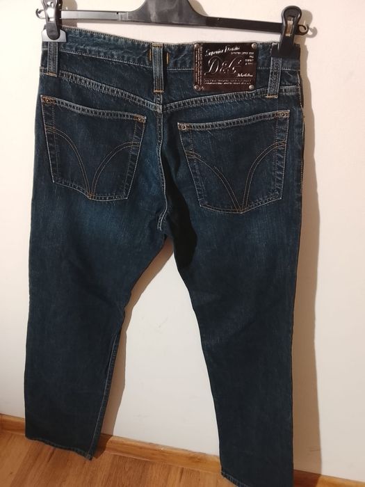 Dolce Gabbana nowe oryginalne straight jeans męskie