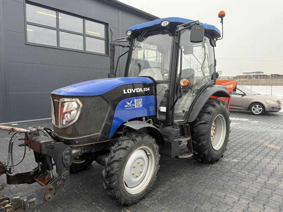 Lovol 504  –2017r.–585h –100% oryginalny przebieg! 1-właściciel/Pług/Posypywarka