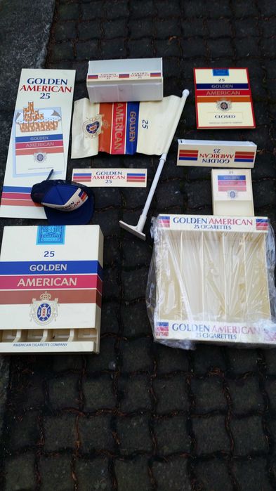 Golden American gadżety, pojemniki, komplet lata 90-te