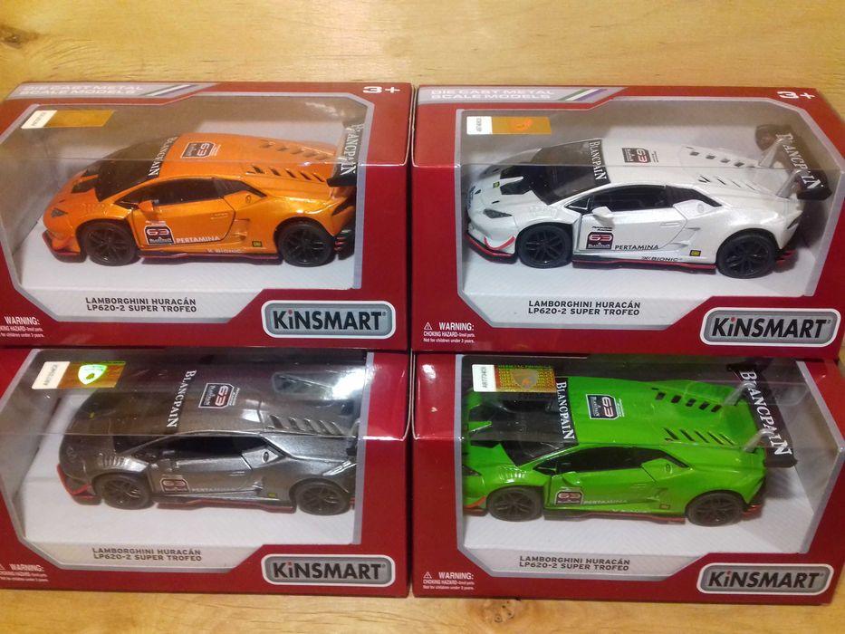 Модельки машин Mustang, Huracan, Police, Camaro Kinsmart Металл відкр