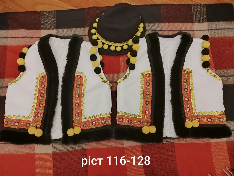 Оренда кептарик, костюм колядника для хлопчиків 110-130 ріст