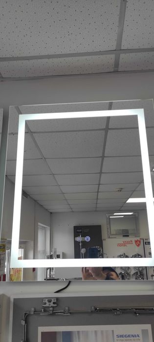 Дзеркало LED-підсвіт. 70х80 сенсорн. вимк. с-ма антизапотівання, димер