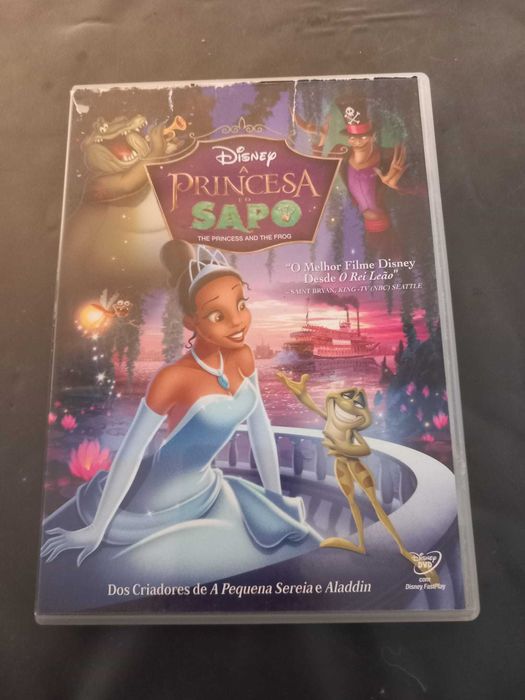 Dvd A PRINCESA e o SAPO Filme Original Disney DOBRADO em PORTUGUÊS