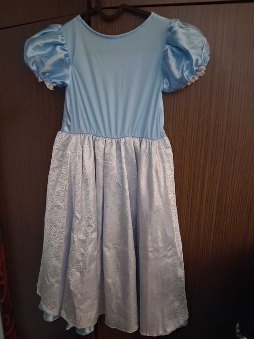 Strój aniol śnieżynka skrzydła aureola