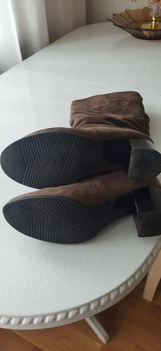 Чоботи зимові,замша.