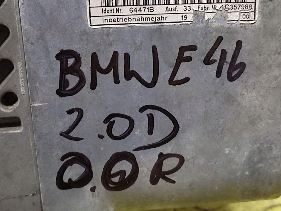 bmw e46 2.0 d webasto 64471b