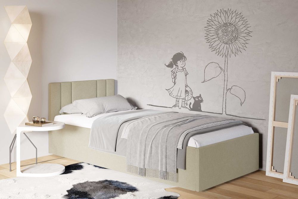 Tapczan Łóżko młodzieżowe pojemnik+ stelaż szybka wysyłka wniesienie