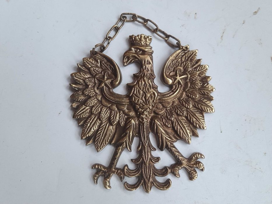 Polski orzeł godło państwowe wzór 1927 rok (9 cm)