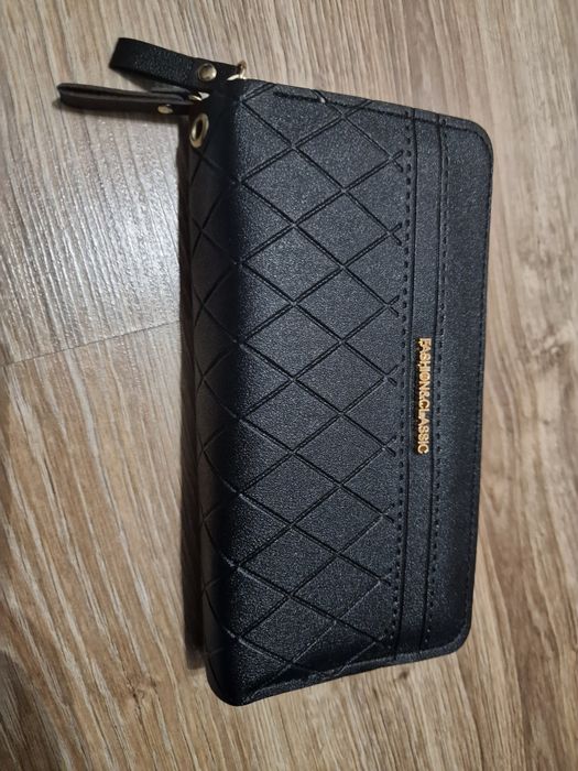 Portfel nowy, czarny