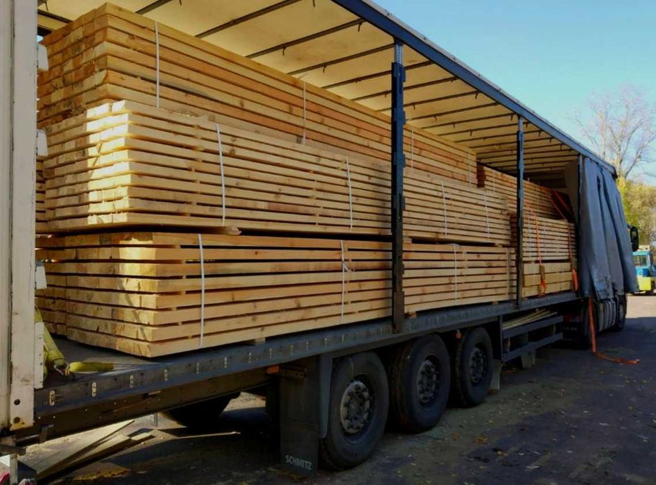 Сосновий брус 1 сорт різка від 2 до 8 метрів