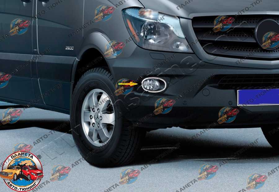 Решетка решітка Sprinter 906 2014-2024 хром накладки