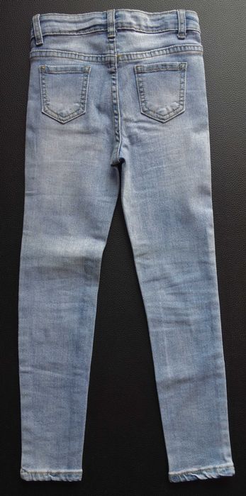 Calças de ganga para menina 9-10 anos com pérolas #Be Denim