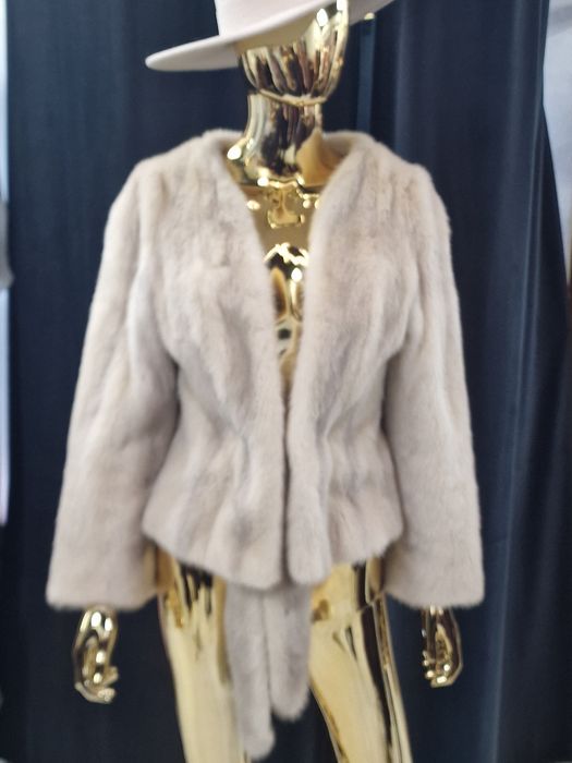 Futro norek  srebrnych