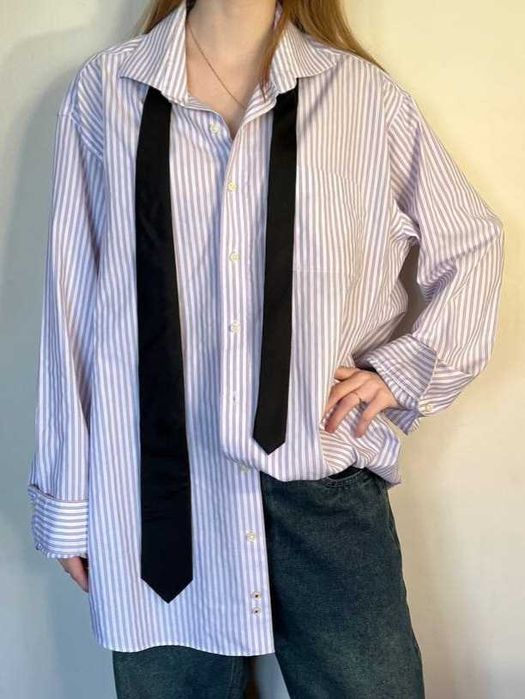 Koszula męska Christian Berg 44( xl), w paski, 100% bawełna