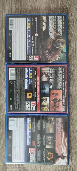 Doom eternal RDR2 DiabloIV na PS4 zestaw