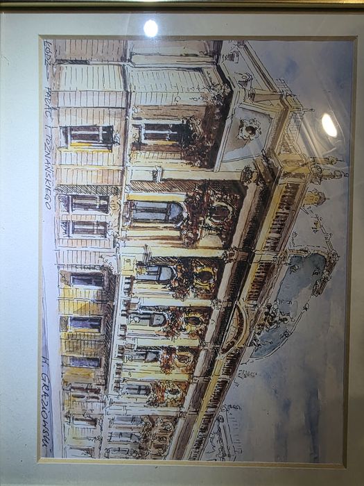 Obraz  Pałac Poznańskiego Wiesław Grąziowski