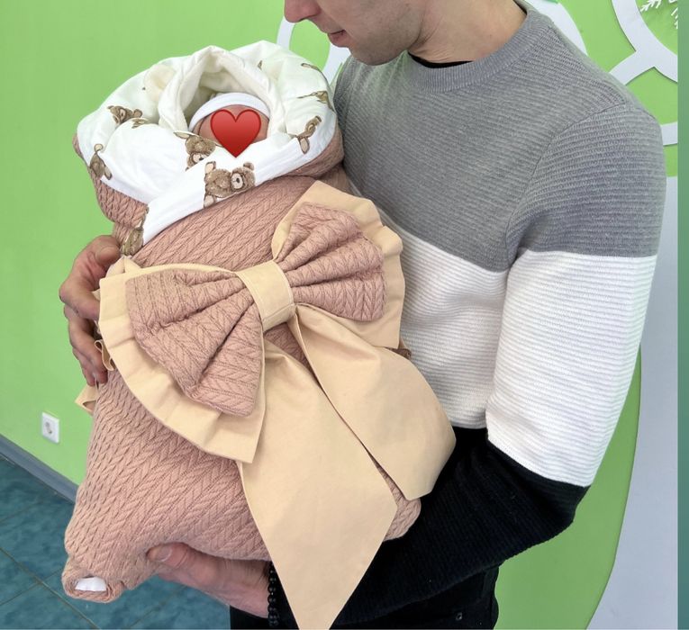 Зимний конверт на выписку