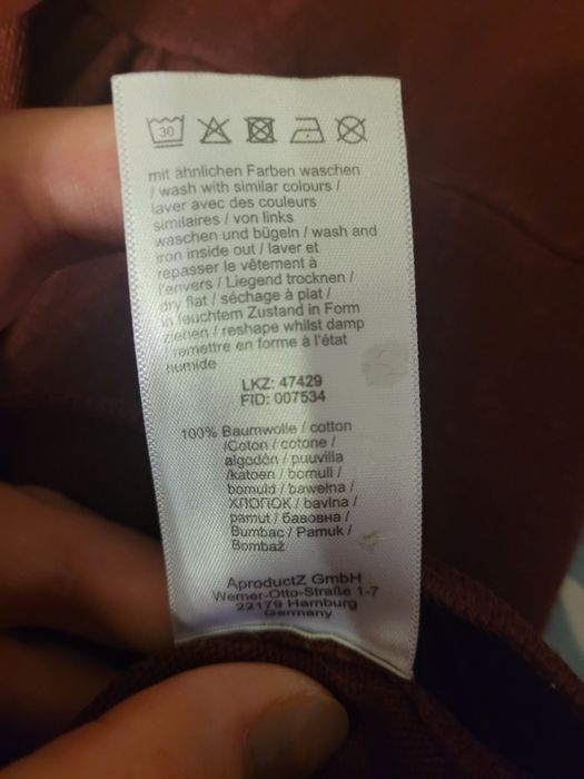 Bordowy długi sweter 38