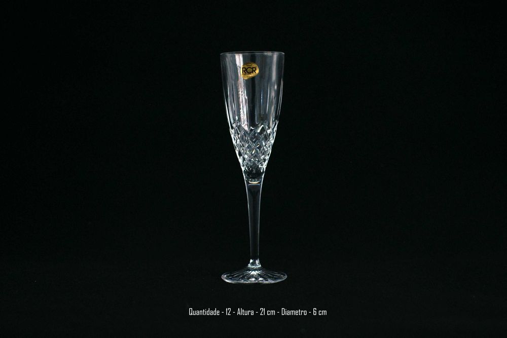 Serviço de 54 peças em vidro Royal Crystal Rock