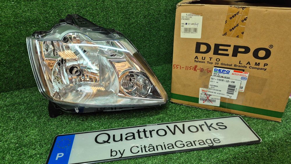 Otica Farol Direito Renault Modus Grand Modus 2004 a 2008 ref 551-1151R-LD-EM NOVO