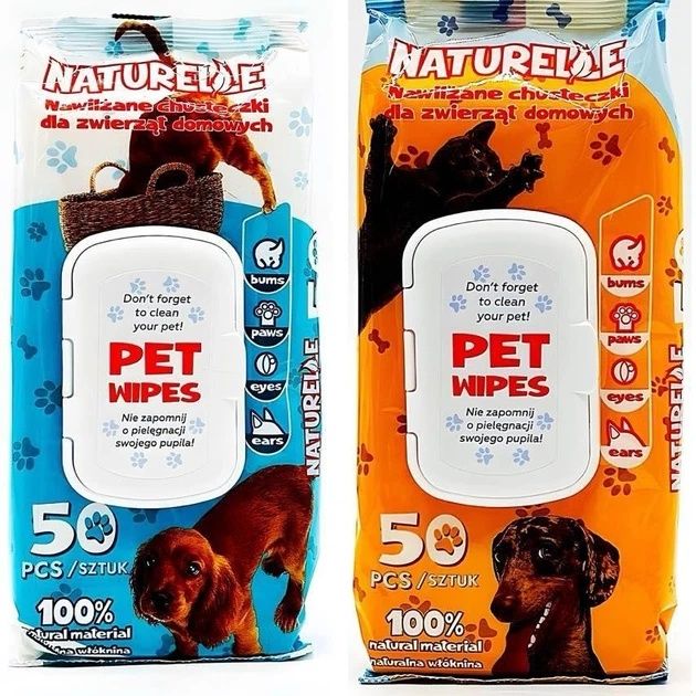 Серветки для догляду за домашними тваринами (50шт/уп)