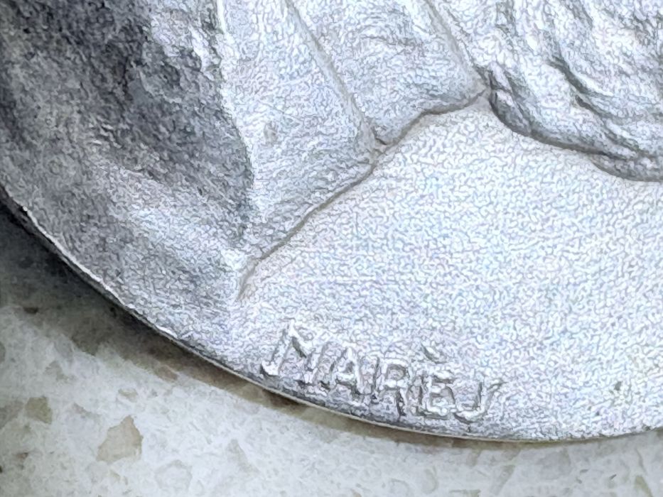 José Malhoa Medalha comemorativa Centenário 1855 /1955 Caldas d Rainha