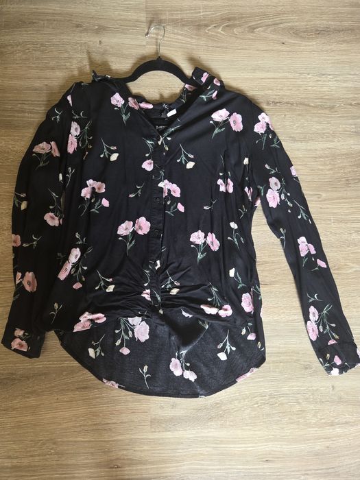 Koszula w kwiatki h&m 100% wiskoza