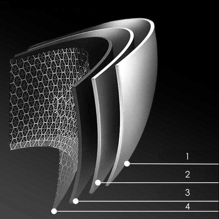 Profesjonalna Patelnia Ceramiczna Wok Indukcja 30 cm z pokrywką Kanso