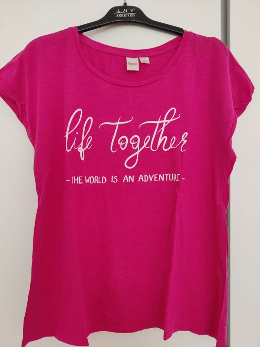 T-shirt, manga curta, Rosa, Nova, Prénatal, M