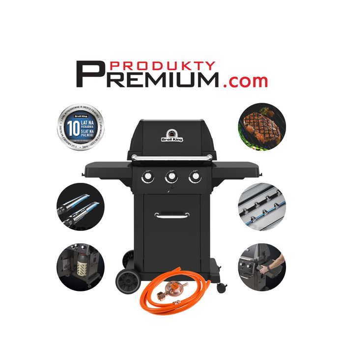 Grill ogrodowy gazowy Broil King Royal 320 SHADOW Promocja 350 modeli