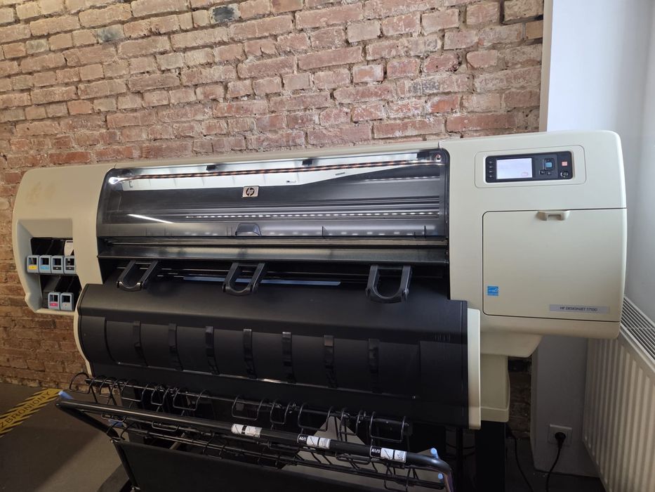 Sprzedam ploter CAD HP Designjet T7100 (HP 7100)Atramenty i głowice 15