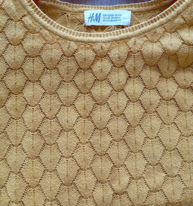 Кофта, джемпер на дівчинку, зріст 122-128, H&M