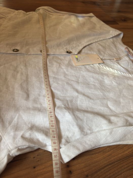 Lniana bluzka,baskinka