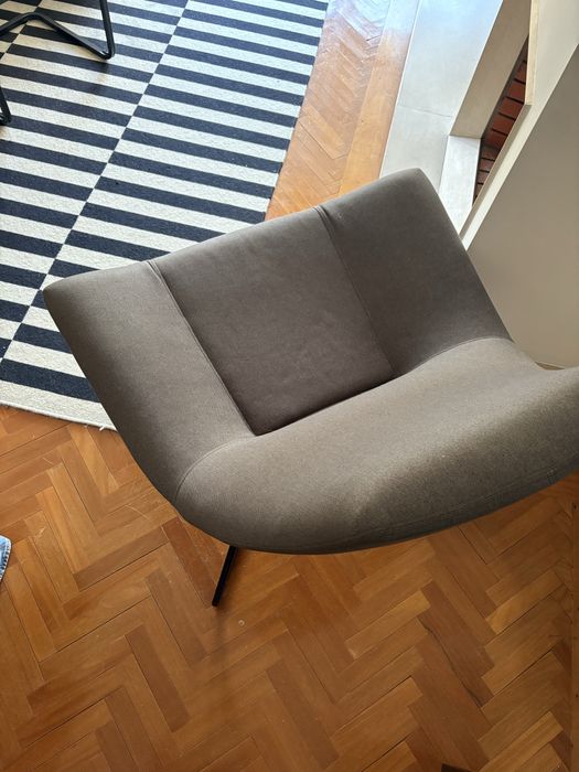 Cadeirão Cinzento/Preto