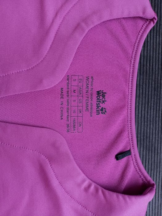 Майка Jack Wolfskin малинового кольору